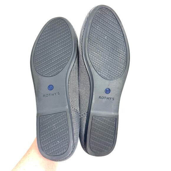 Rothy’s Gray Round Toe Flats Shoes Size 8.5 - Picture 7 of 8